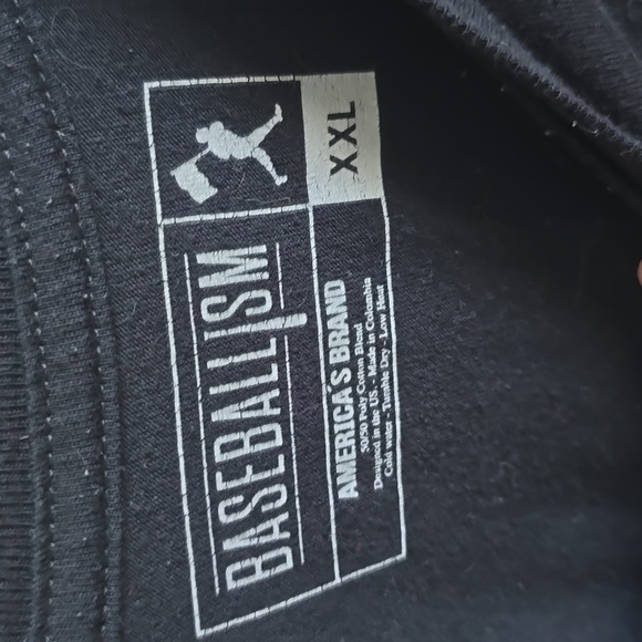 Baseballism black tshirt unisex - Picture 2 of 4